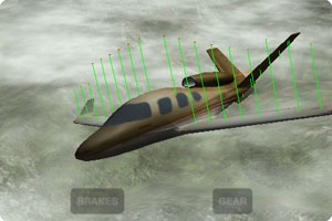 Lift vectors in the X-Plane 9 app