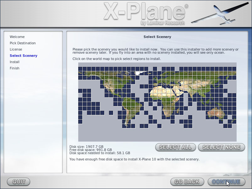 comment installer scene x plane