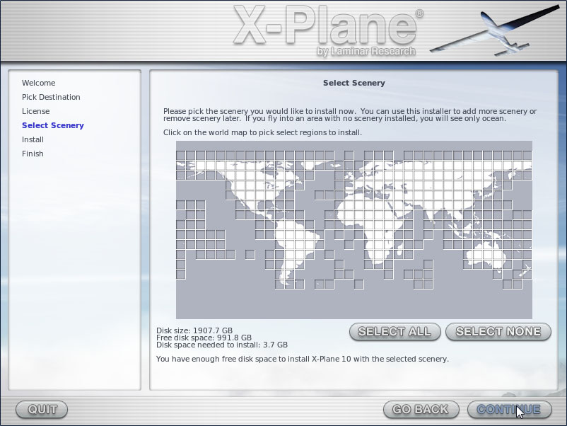 comment installer scene x plane