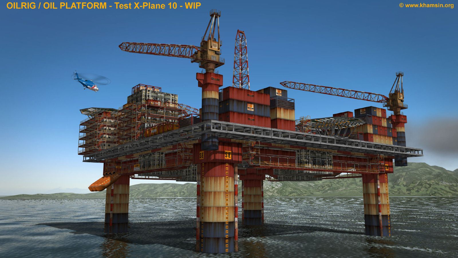 Coming to X Plane 10 10: A new oil platform from Khamsin X Plane com Coming to X Plane 10 10: A new oil platform from Khamsin X Plane com