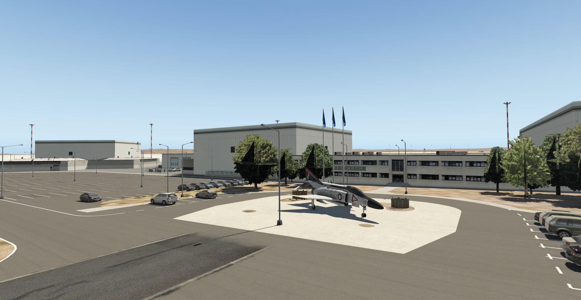 Scenery for Edwards Air Force Base (KEDW) Airport XPlane