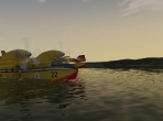 A water takeoff in X-Plane 10