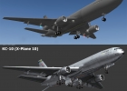 The KC-10 in X-Plane 9 compared to the one in X-Plane 10
