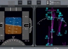 The panel view in X-Plane for Android