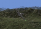 Showing off the mountain terrain in X-Plane for Android