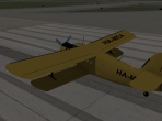 The Antonov An-2 on the runway
