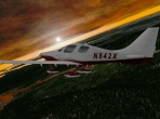 lancair-sunset