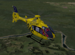 The EC135 with steam gauge instrument panel