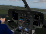 The glass cockpit model of the EC135