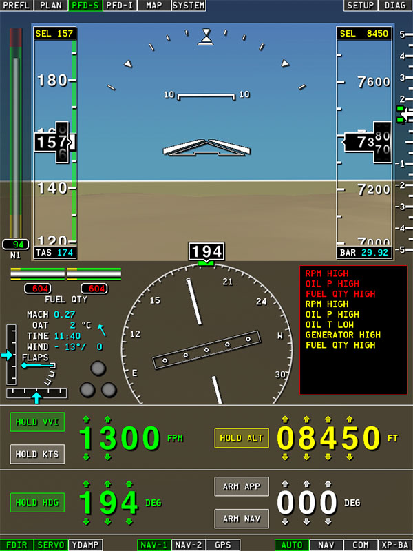 EFIS App for iPad