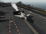 An F-4 Phantom II, taking off from a carrier