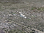 Cruising over the Los Angeles area in the Falcon 7X