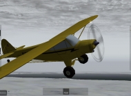 The Piper Cub, as seen in X-Plane HDEF 4G 
