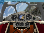 The cockpit of the Gee Bee Model R