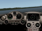 The cockpit of an ICON A5, ready for a water takeoff