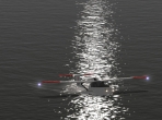 The ICON A5 on a water takeoff