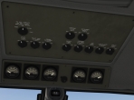 The 3-D cockpit of the Beechcraft King Air C90B in X-Plane 10