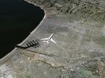 Detailed interstates, mountains, and more in the LA area