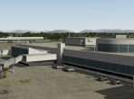 An international airport in X-Plane 10