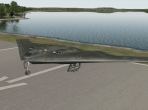 X-Plane 10's Northrop B-2 Spirit on the runway