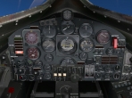 The cockpit of X-Plane 10's North American X-15