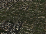 A network of roads in X-Plane 10