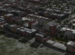 Twilight in X-Plane 10, showing off the global lighting