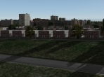 Twilight in X-Plane 10, showing off the global lighting