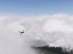 Midday in the clouds
