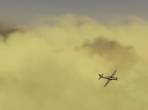 Sunset in the clouds