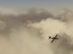 Sunrise in the clouds