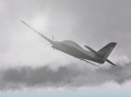 Climbing into a storm at midday