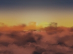 Sunset in the clouds
