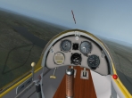 The cockpit of the R-26S Gobe
