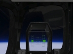 The head-up display (HUD) of the Space Shuttle Orbiter