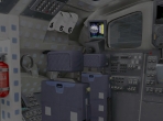 The cockpit of the Space Shuttle Orbiter in X-Plane 10