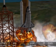 Launching in the Space Shuttle app