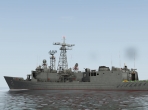 A battleship in X-Plane 10