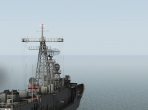 A battleship in X-Plane 10