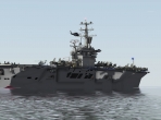 The aircraft carrier in X-Plane 10