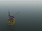 X-Plane 10's large oil platform
