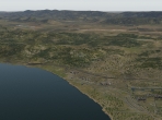 X-Plane 10 coastal scenery, near KSMX