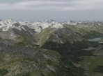 Mountains in X-Plane 10, near LSZS
