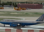 The Boeing 747 seen at a distance