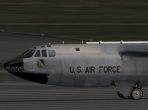 A side view of the B-52