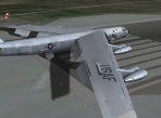 A top view of the B-52