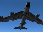 The underside of the B-52