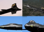Four images of the X-15