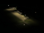 A 'research and development' airport using Version 10 art assets, seen at night