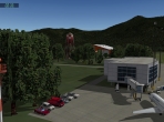 An aircraft terminal at a 'reserach and development' airport